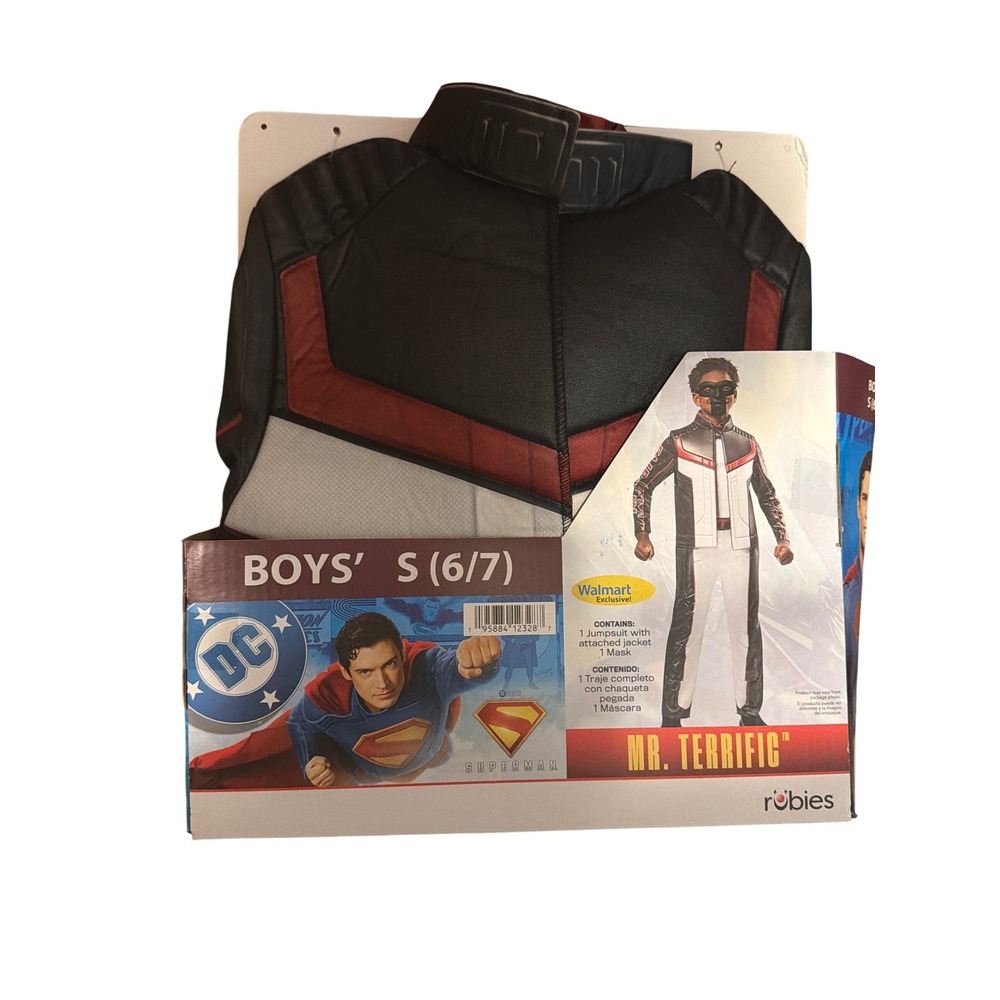 Rubie's DC Mr. Terrific Boys Superhero Costume w/ Jumpsuit & Mask, S‎ (6/7)